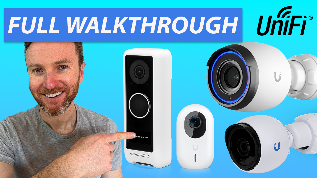 UniFi Protect Camera Setup: No battery charging, no subscriptions